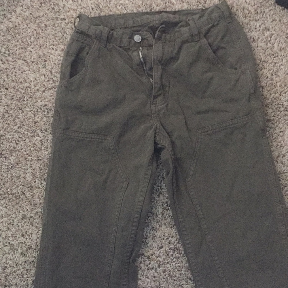 Green Cargo Pants Brandy Melville